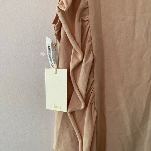 NWT Wilfred Women's size Medium Light Pink Agathe T-Shirt Ruffle 100% Cotton - Picture 4 of 10